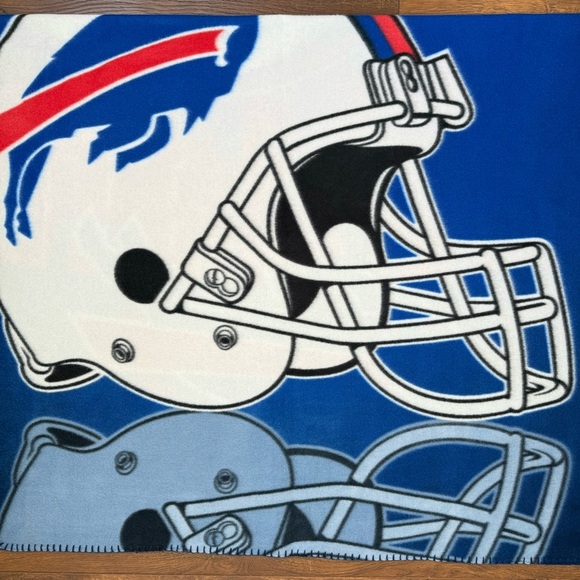 Northwest NFL Buffalo Bills Fleece Throw Blanket Size 46 x 60 - Picture 8 of 8